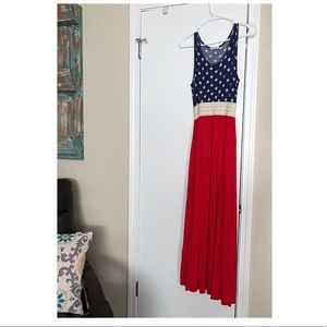 Fourth of July maxi dress